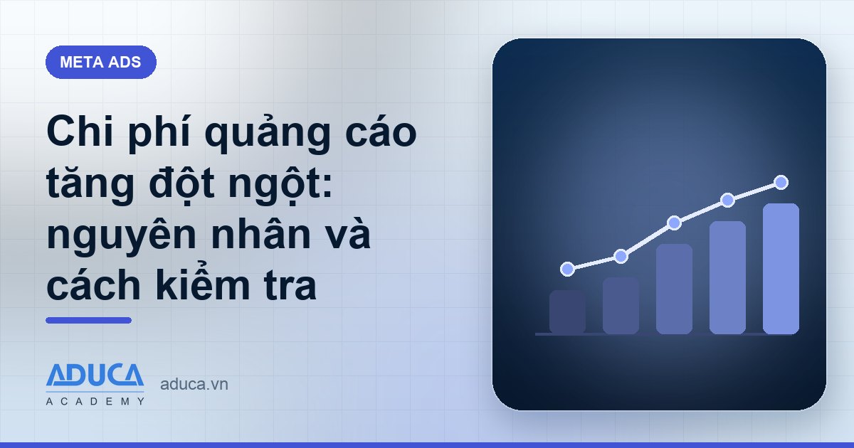 Chi phí quảng cáo tăng đột ngột: nguyên nhân và cách kiểm tra