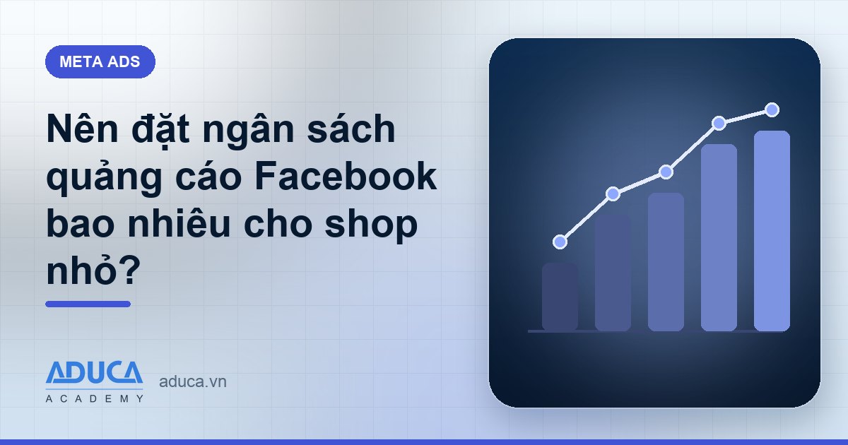 Nên đặt ngân sách quảng cáo Facebook bao nhiêu cho shop nhỏ?
