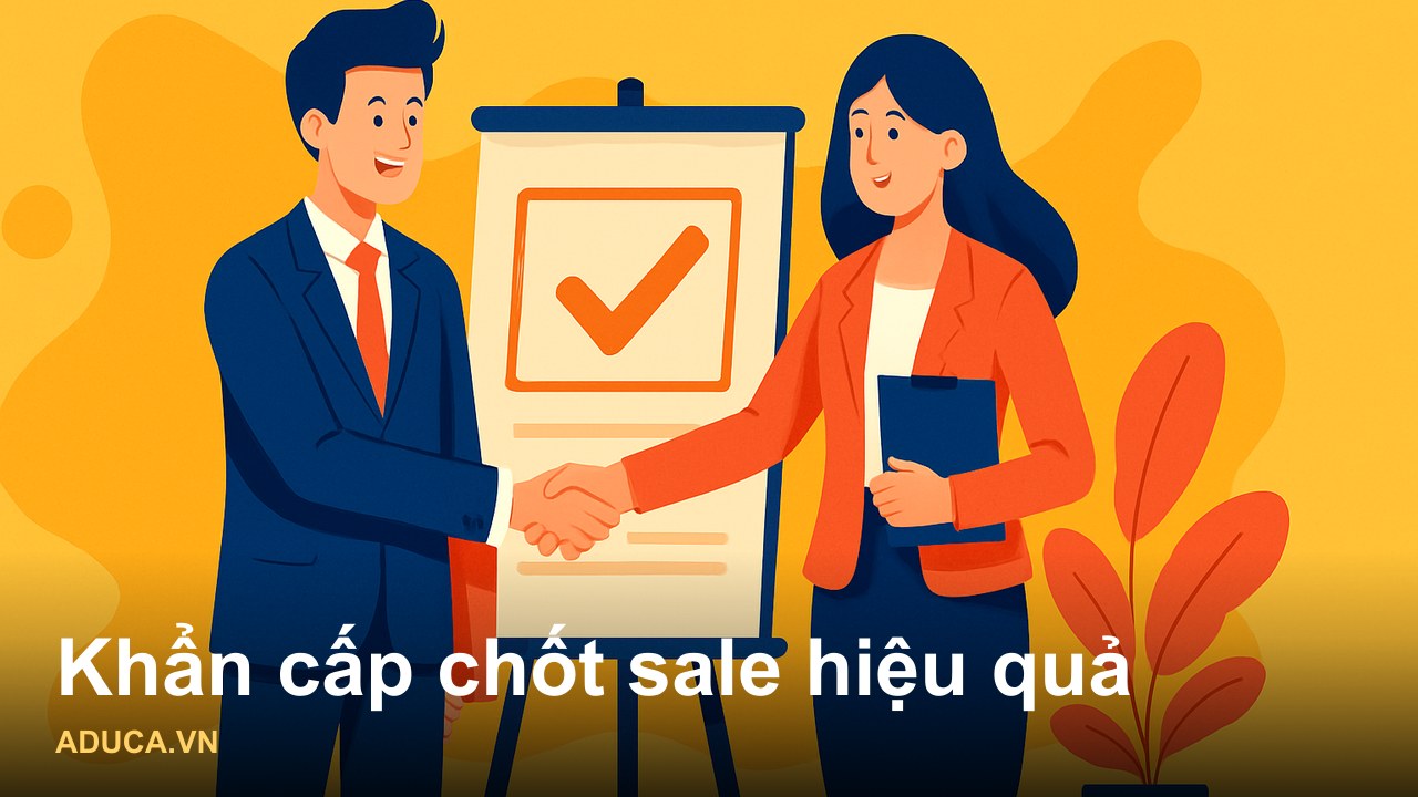 Cách tạo cảm giác khẩn cấp để chốt sale hiệu quả từ thực chiến