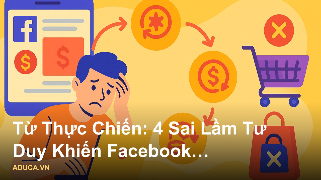 Góc nhìn chuyên gia về Facebook Ads hiện nay - phân tích thực chiến từ Aduca - Từ Thực Chiến: 4 Sai Lầm Tư Duy Khiến Fac