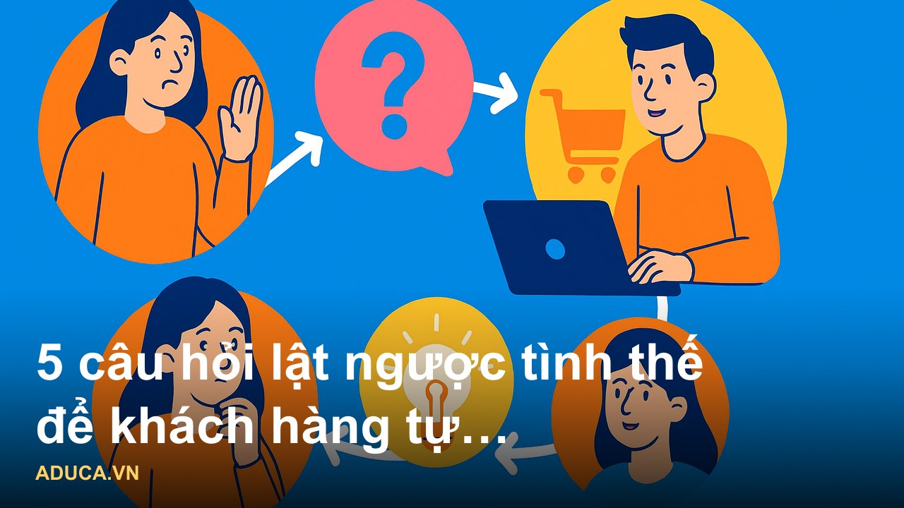 Infographic về 5 cách xử lý từ chối khách hàng khi bán hàng online hiệu quả - 5 câu hỏi lật ngược tình thế để khách hàng