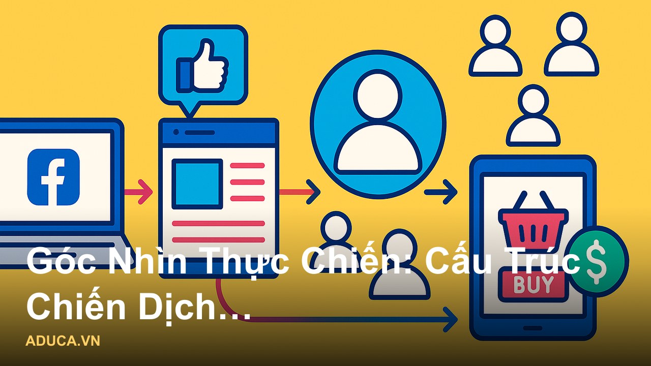 Góc nhìn chuyên gia về Facebook Ads hiện nay - phân tích thực chiến từ Aduca - Góc Nhìn Thực Chiến: Cấu Trúc Chiến Dịch 