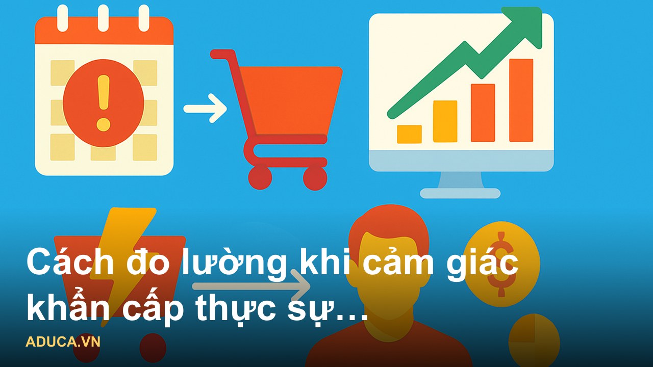 Kỹ thuật tạo cảm giác khẩn cấp để chốt sale từ chuyên gia marketing online - Cách đo lường khi cảm giác khẩn cấp thực sự