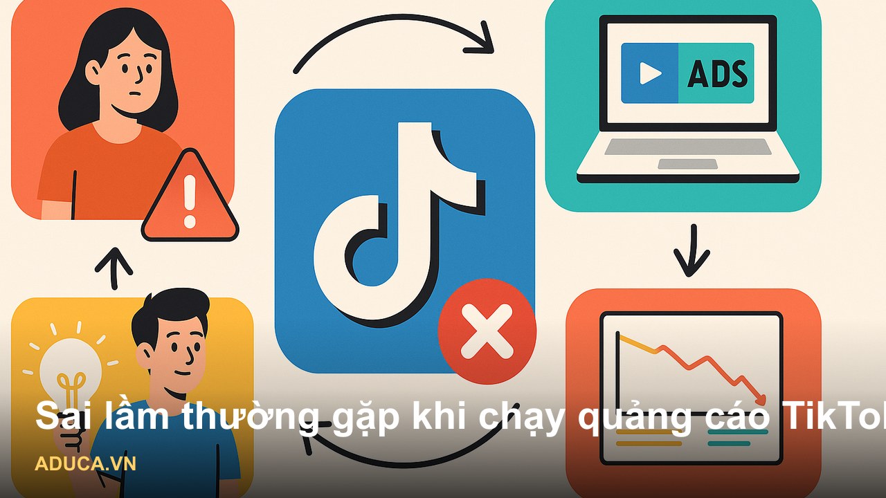 Hướng dẫn cách chạy quảng cáo TikTok hiệu quả - Sai lầm thường gặp khi chạy quảng cáo TikTok và cách khắc phục