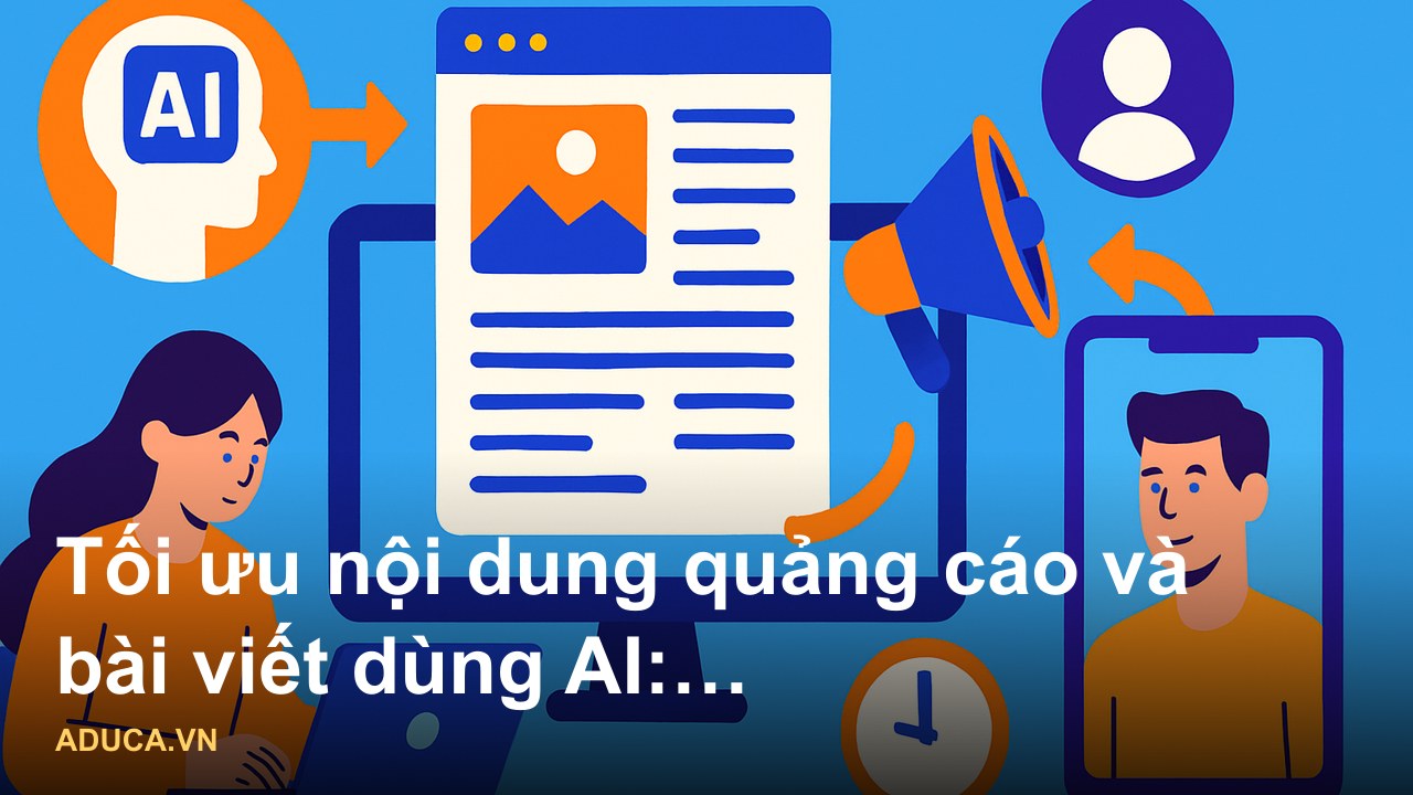 Ứng dụng AI trong marketing bán hàng, tối ưu campaign và tăng conversion năm 2026 - Tối ưu nội dung quảng cáo và bài viế