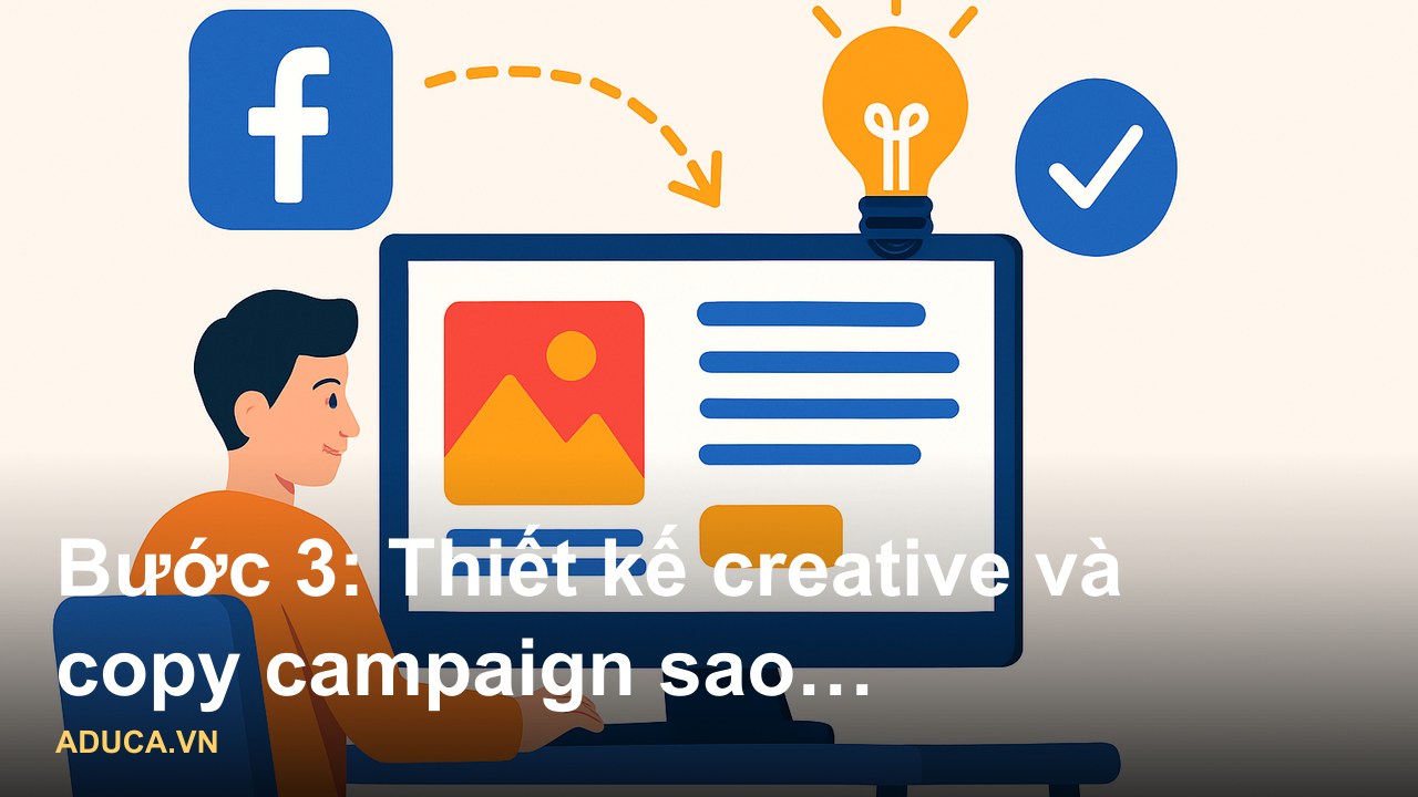 Hình ảnh minh họa cách tối ưu campaign Facebook Ads 2026 với 6 bước thực chiến từ chuyên gia marketing online - Bước 3: