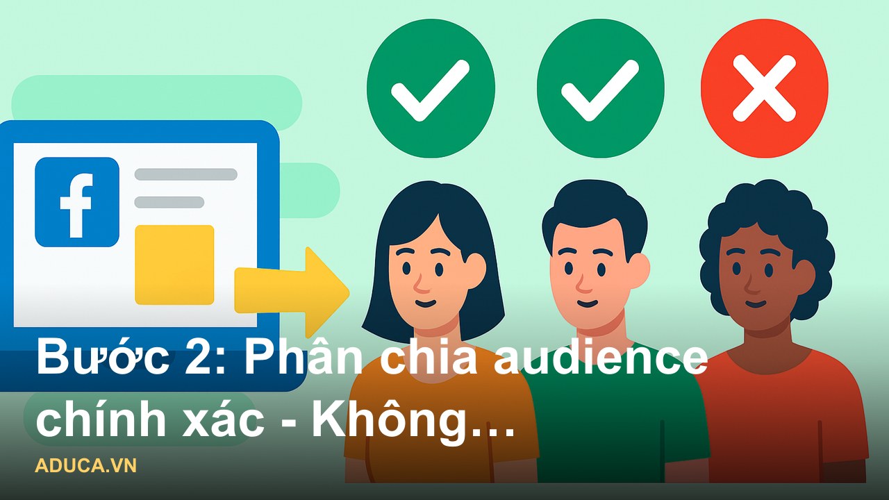 Hình ảnh minh họa cách tối ưu campaign Facebook Ads 2026 với 6 bước thực chiến từ chuyên gia marketing online - Bước 2:
