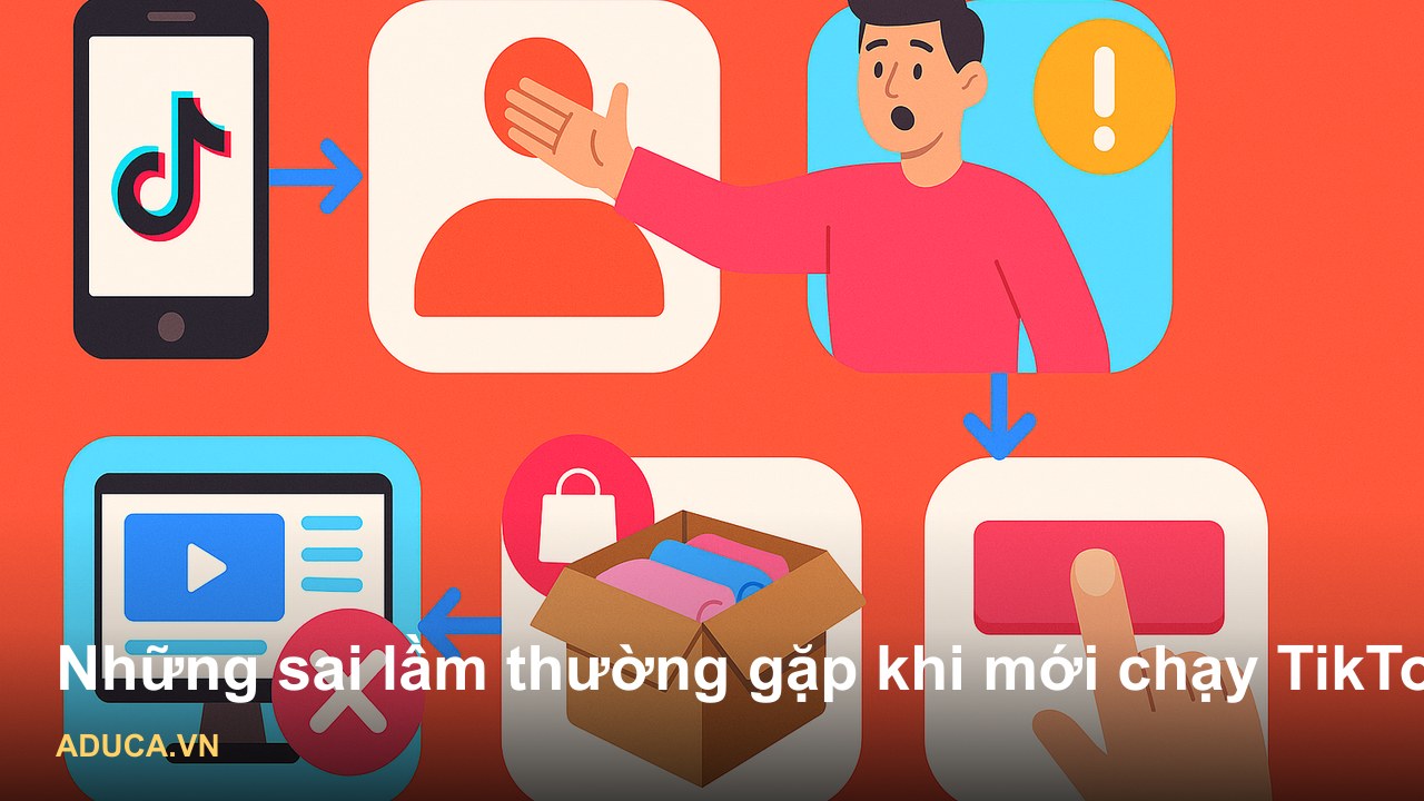 Khám phá TikTok Ads cho người mới bắt đầu - Những sai lầm thường gặp khi mới chạy TikTok Ads