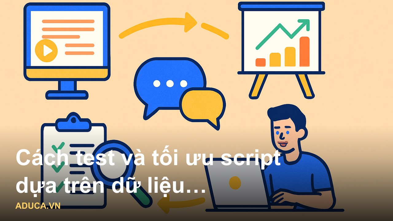 Script bán hàng hiệu quả - 5 công thức chốt sale cho shop online từ chuyên gia - Cách test và tối ưu script dựa trên dữ 