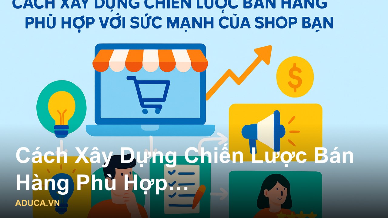 Góc nhìn chuyên gia về thương mại điện tử Việt Nam - chiến lược bán hàng online hiệu quả - Cách Xây Dựng Chiến Lược Bán 