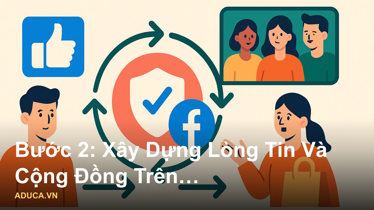 Infographic hướng dẫn kinh nghiệm làm affiliate Facebook hiệu quả cho người mới bắt đầu kinh doanh online - Bước 2: Xây 
