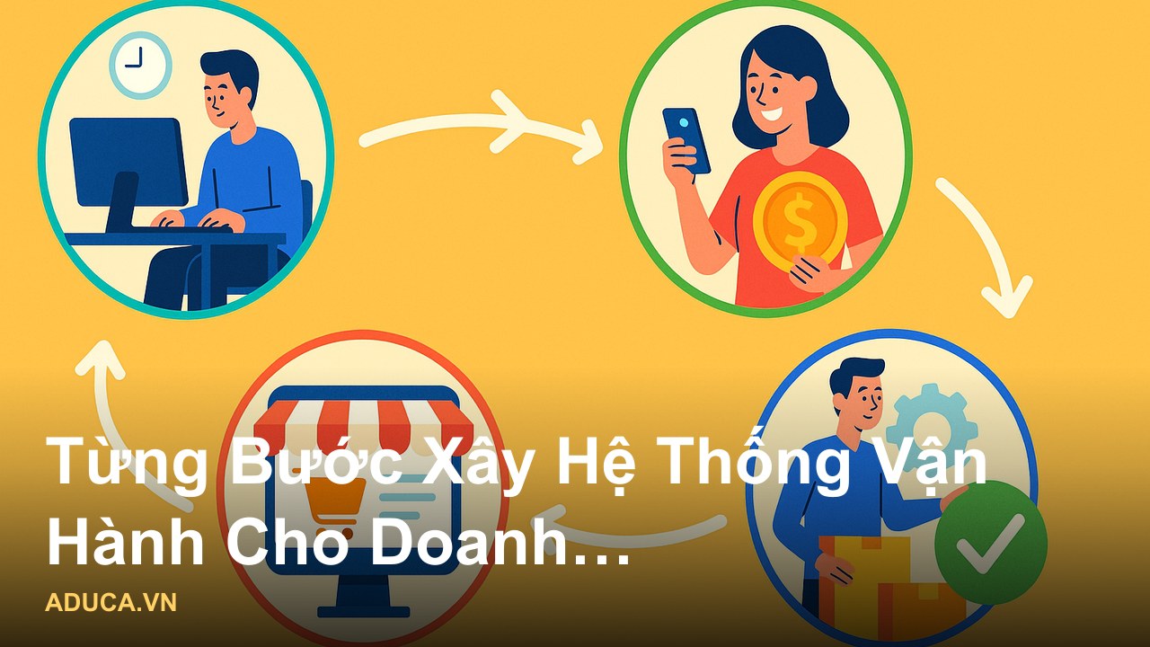 Kinh nghiệm quản trị doanh nghiệp nhỏ và vừa thực chiến từ chuyên gia - Từng Bước Xây Hệ Thống Vận Hành Cho Doanh Nghiệp