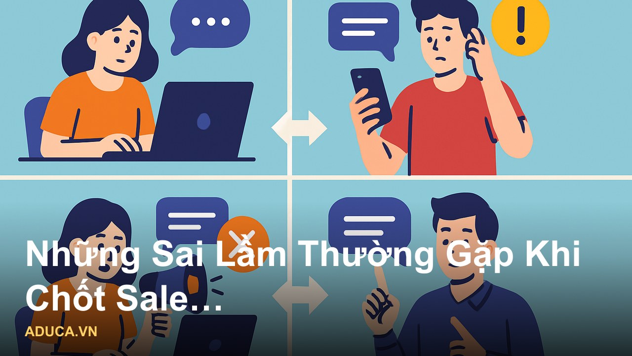 Hình ảnh minh họa cách chốt sale qua tin nhắn Messenger, hiển thị cuộc hội thoại giữa shop và khách hàng - Những Sai Lầm