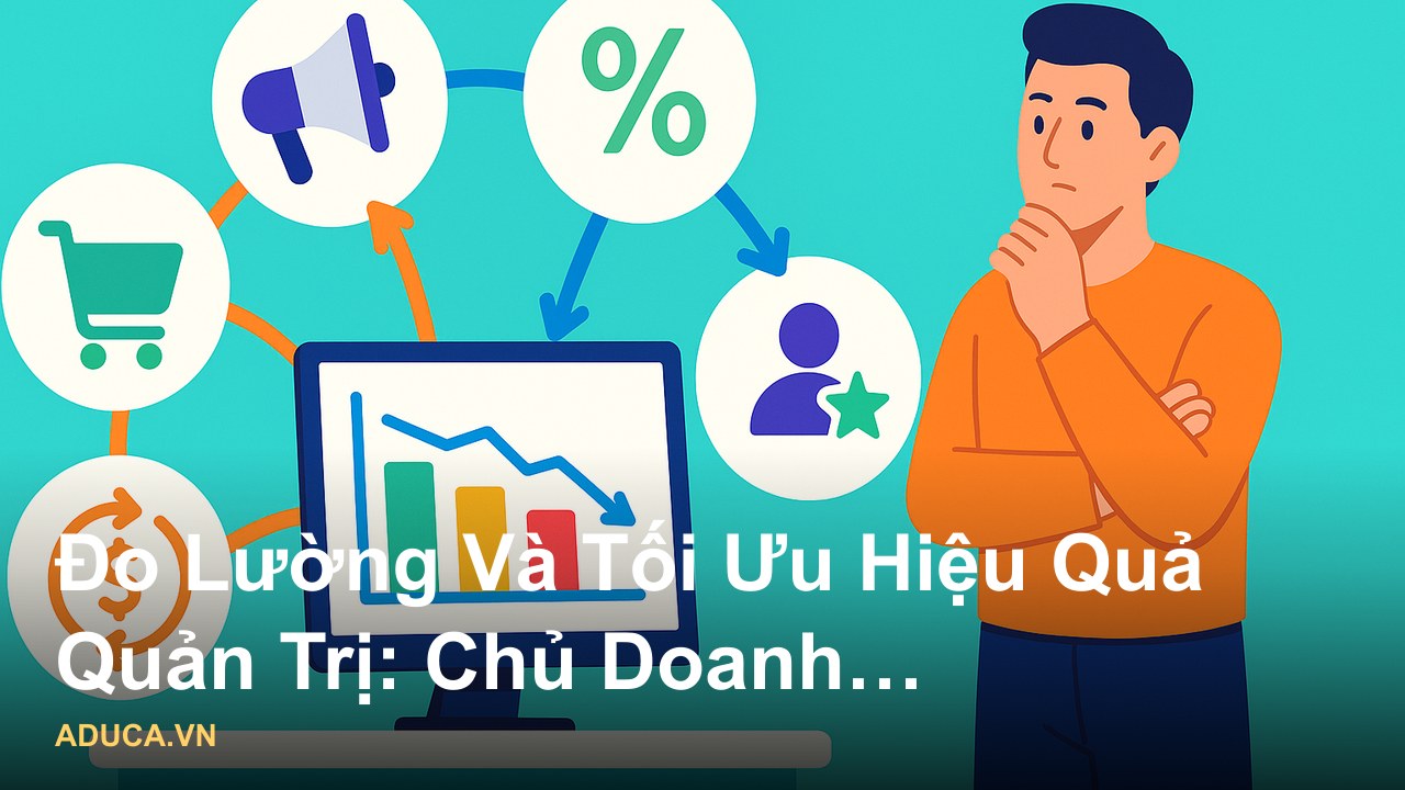 Kinh nghiệm quản trị doanh nghiệp nhỏ và vừa thực chiến từ chuyên gia - Đo Lường Và Tối Ưu Hiệu Quả Quản Trị: Chủ Doanh