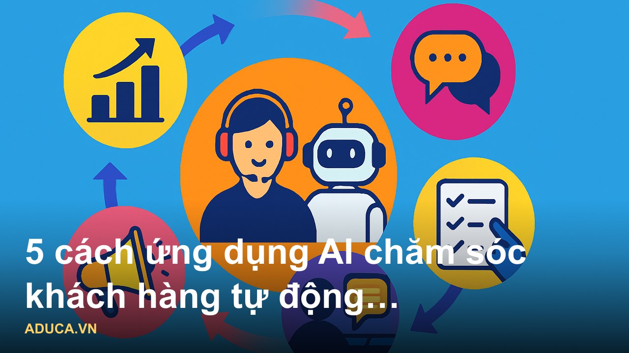 Hình ảnh minh họa AI chăm sóc khách hàng tự động qua tin nhắn, chatbot, và theo dõi hành vi mua hàng - 5 cách ứng dụng A
