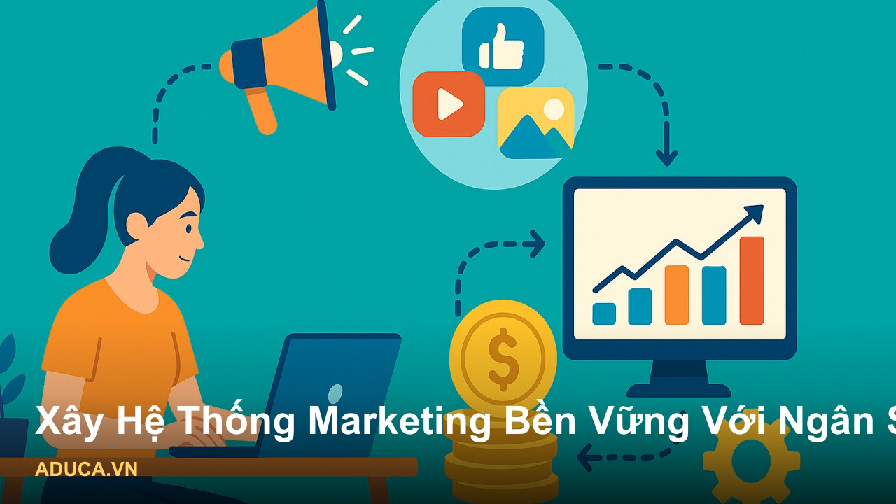 Kinh nghiệm thực chiến marketing cho doanh nghiệp nhỏ từ chuyên gia Aduca - Xây Hệ Thống Marketing Bền Vững Với Ngân Sác