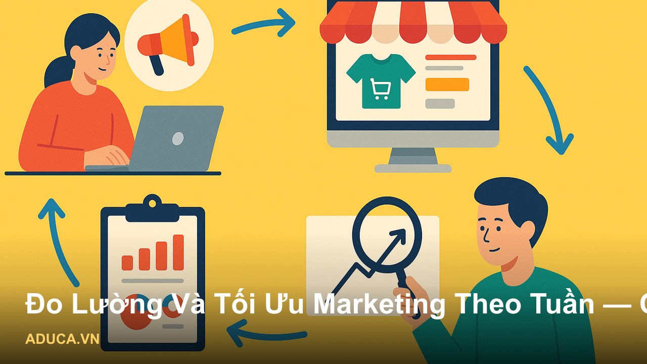 Kinh nghiệm thực chiến marketing cho doanh nghiệp nhỏ từ chuyên gia Aduca - Đo Lường Và Tối Ưu Marketing Theo Tuần — Quy