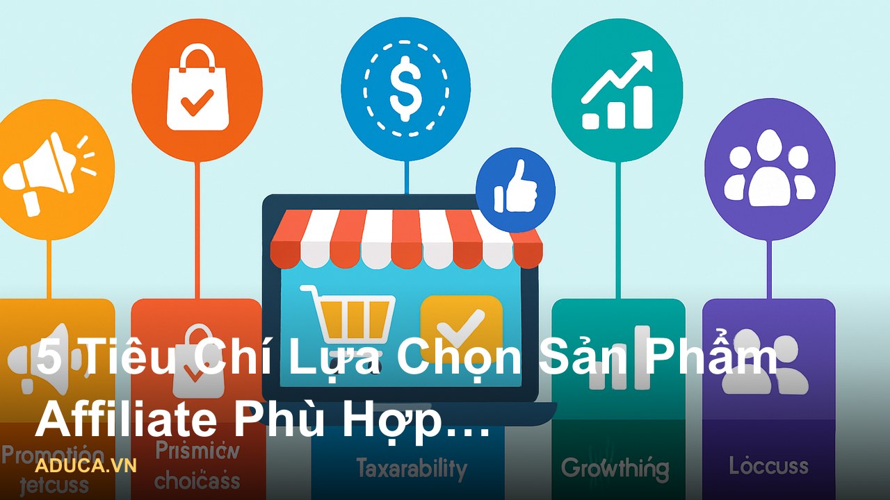 Hình ảnh minh họa 5 tiêu chí chọn sản phẩm affiliate để bán trên Facebook hiệu quả - 5 Tiêu Chí Lựa Chọn Sản Phẩm Affili