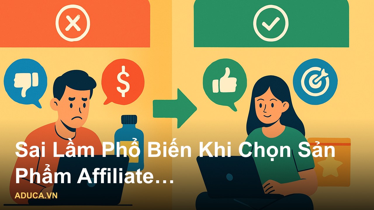 Hình ảnh minh họa 5 tiêu chí chọn sản phẩm affiliate để bán trên Facebook hiệu quả - Sai Lầm Phổ Biến Khi Chọn Sản Phẩm 