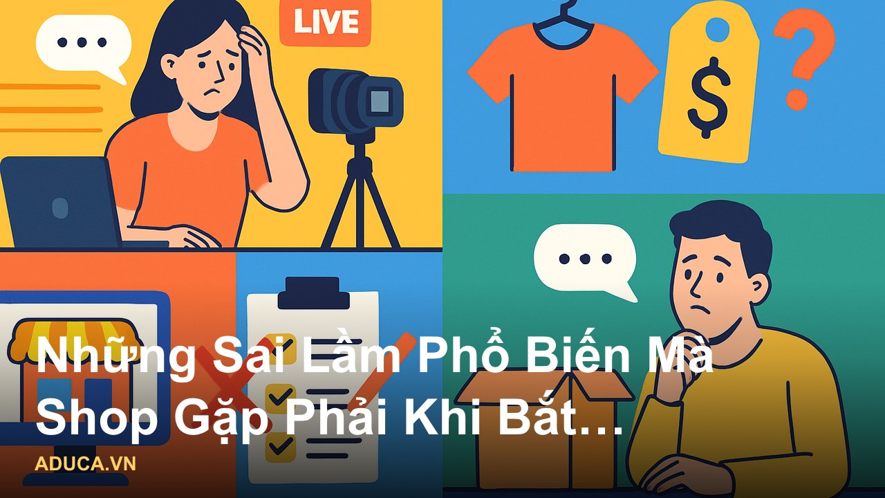 Góc nhìn chuyên gia về livestream bán hàng: tư vấn từ người có 10 năm kinh nghiệm thực chiến - Những Sai Lầm Phổ Biến Mà