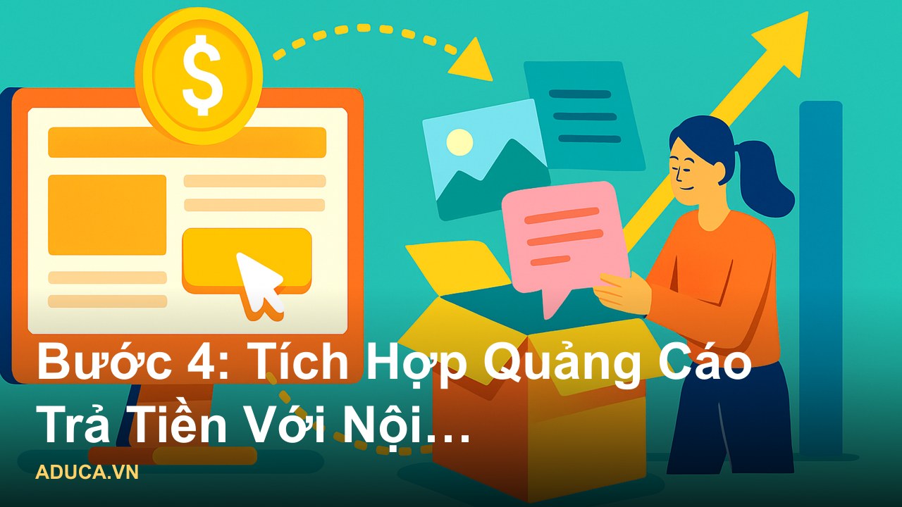 Infographic 5 bước chiến lược bán hàng online tăng doanh số từ chuyên gia - Bước 4: Tích Hợp Quảng Cáo Trả Tiền Với Nội 