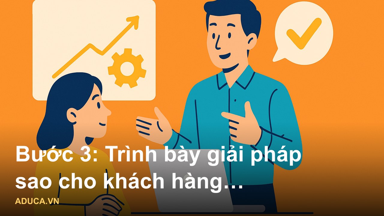 Infographic 5 kỹ năng bán hàng cơ bản cho người mới vào ngành, bao gồm tâm lý, lắng nghe khách, trình bày giải pháp, xử 
