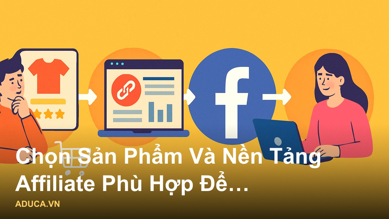 Hướng dẫn cách kiếm tiền affiliate qua Facebook thực chiến từng bước - Chọn Sản Phẩm Và Nền Tảng Affiliate Phù Hợp Để Bắ